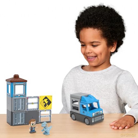 Tile Town - Jurassic World Dino Rescue, Magnetic Building Set (90313)