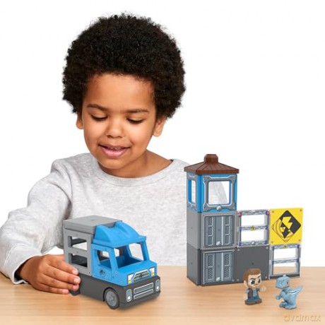 Tile Town - Jurassic World Dino Rescue, Magnetic Building Set (90313)