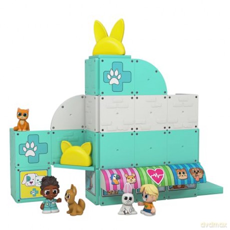 Tile Town - Veterinary Clinic, Magnetic Building Kit (90306)