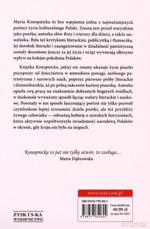 Konopnicka, jakiej nie znamy - Maria Szypowska [KSIĄŻKA]