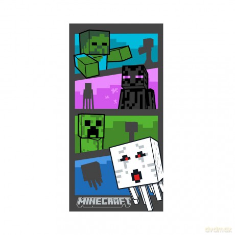 Towel - 70 x 140 cm - Minecraft (1029327)
