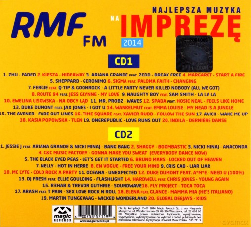 RMF FM Najlepsza Muzyka Na Imprezę 2014 [2CD]