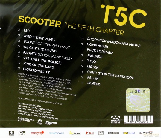 Scooter: The Fifth Chapter [CD]
