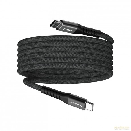 Verbatim - Sync & Charge Magnetic Cable - 100W USB-C to USB-C 120 cm