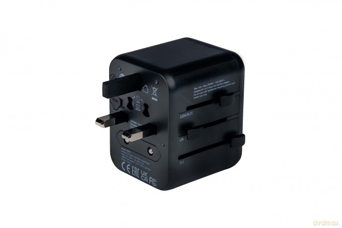 Verbatim - Universal Travel Adapter UTA-01 with 2xUSB Charger