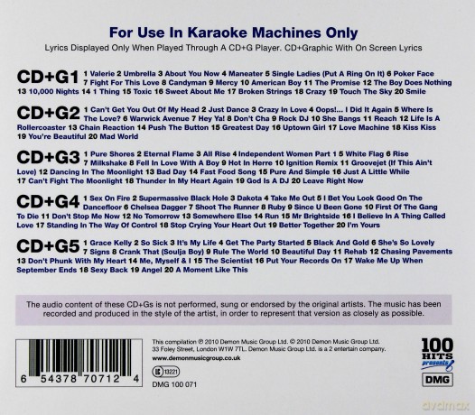 100 Hits - Presents 2000s Karaoke [CD]