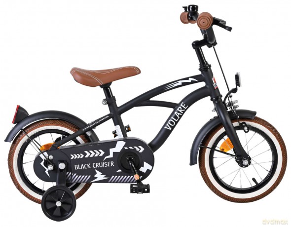 Volare - Children's Bicycle 12 - Black Cruiser (51230)
