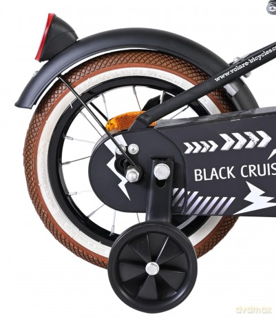 Volare - Children's Bicycle 12 - Black Cruiser (51230)