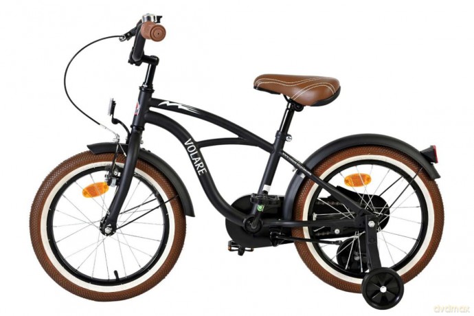 Volare - Children's Bicycle 16 - Cruiser Black (51646)
