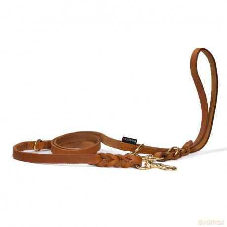 WalkFit - Tracking Leash - Cognac - 16mm x 220cm