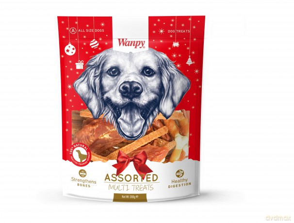 Wanpy - Mix chicken jerky Treats 300g - (WP89000)