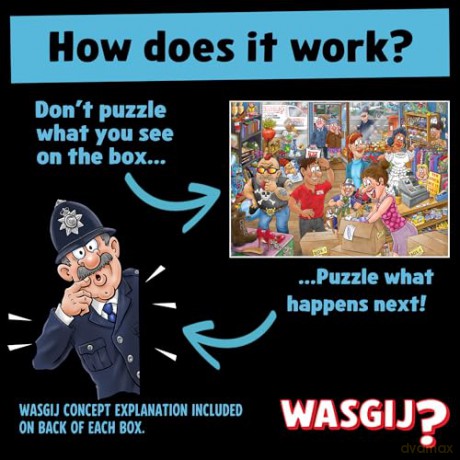 Wasgij - Mystery 29-Donation Debacle! (1000 pieces) (1110100513)
