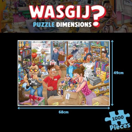 Wasgij - Mystery 29-Donation Debacle! (1000 pieces) (1110100513)