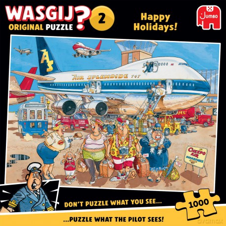 Wasgij - Original 2 - Happy Days! (1000 pieces) (1119802034)