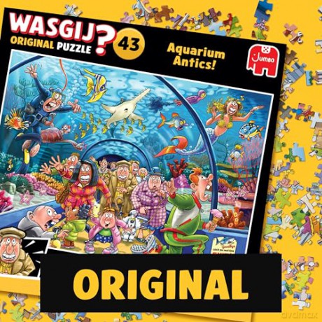 Wasgij - Original 43: Aquarium Antics (1000 pieces)