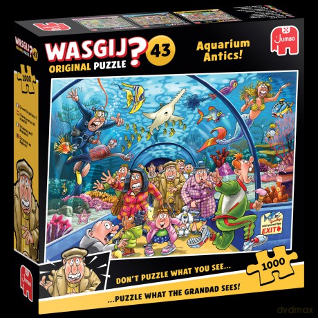 Wasgij - Original 43: Aquarium Antics (1000 pieces)