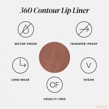 Wonderskin - 360 Contour Lip Liner - Walnut - 1.2