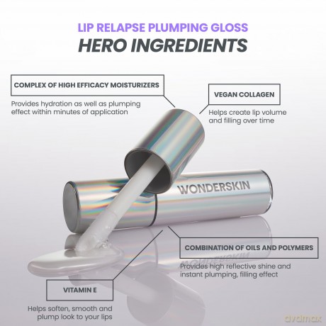 Wonderskin - Lip Relapse Plumping Gloss - 3.57