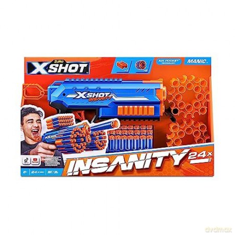 X-Shot - Insanity Series 1 Manic - 24Darts - (36603)