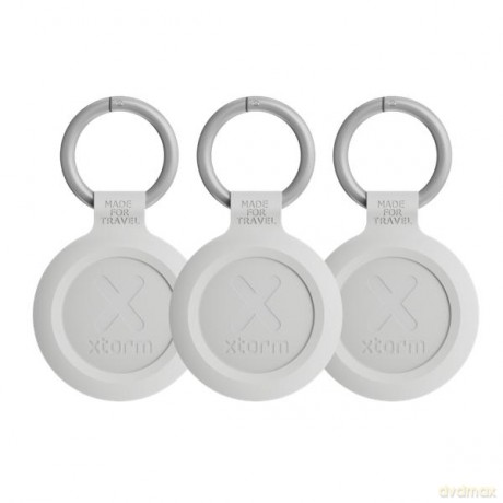 Xtorm - TravelTag 3-Pack - Ash White (iOS & Android)