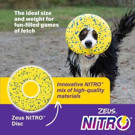 Zeus Nitro - Flying Disc - Yellow and Blue - 24cm