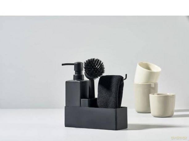 Dozownik Zone Denmark - Dishwashing Set - Black (330413)
