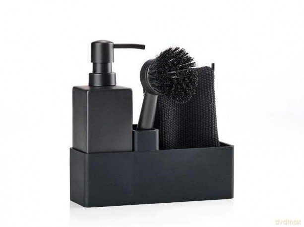 Dozownik Zone Denmark - Dishwashing Set - Black (330413)