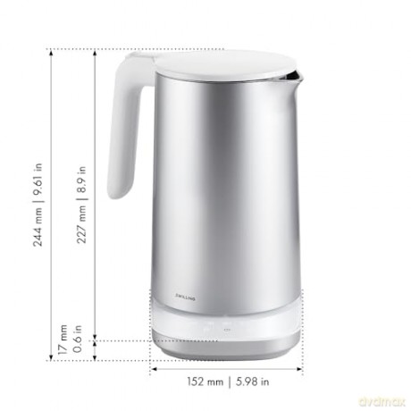 Zwilling - Enfinigy Electric Kettle Pro 1.5 L - Silver