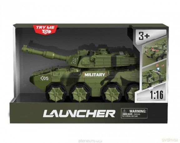 Czołg wojskowy ze światłem i dźwiękiem