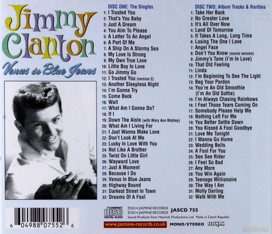 Jimmy Clanton: Venus in Blue Jeans [2CD]