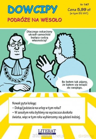 Dowcipy. Podróże na wesoło - Przemysław Adamczewski [KSIĄŻKA]