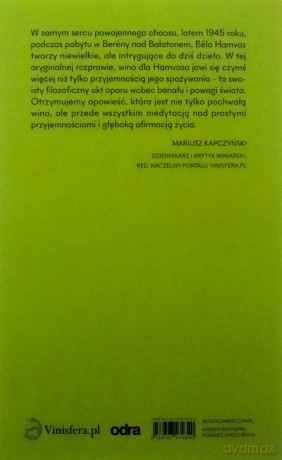 Filozofia wina - Bela Hamvas [KSIĄŻKA]
