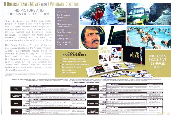 Steven Spielberg Director\'s Collection (Steven Spielberg kolekcja) [8xBlu-ray]