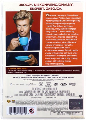 Mentalista sezon 4 [5DVD]