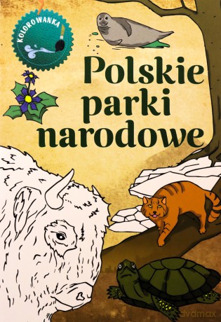 Kolorowanka. Polskie parki narodowe - Katarzyna Kopiec Sekieta [KSIĄŻKA]