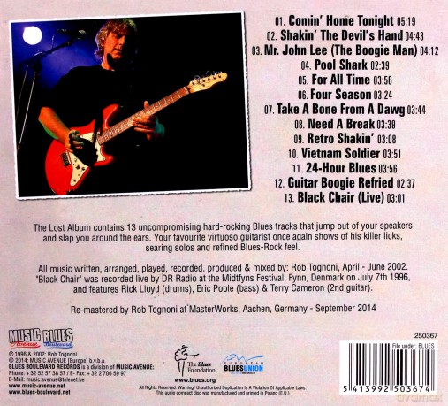 Rob Tognoni: Lost Album [CD]