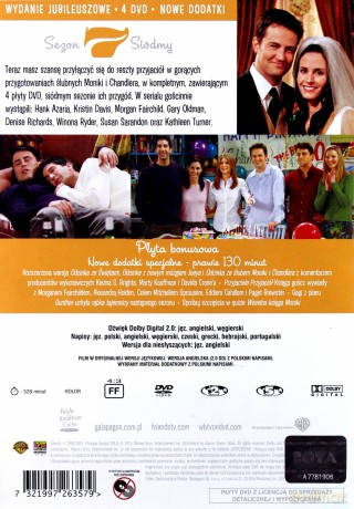 Przyjaciele edycja jubileuszowa Kolekcja sezony 1-10 Pakiet [45DVD]