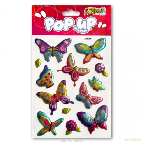 Naklejki metaliczne Rainbow Butterflies