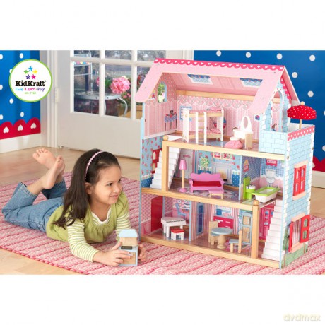 KIDKRAFT Domek dla lalek Chelsea [ZABAWKA]