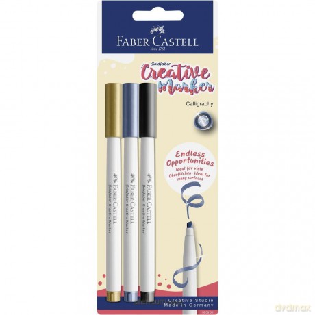 Pisak kreatywny goldfaber 3 kolory