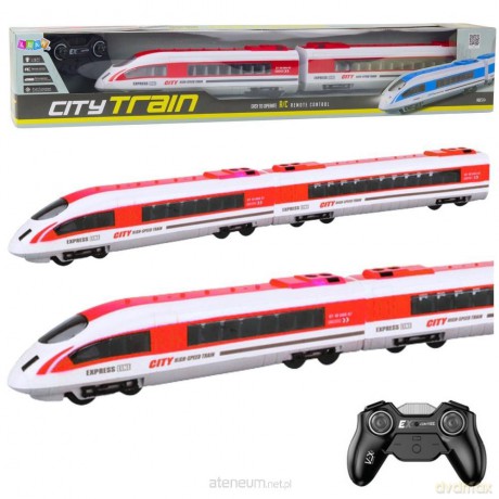 Pociąg osobowy R/C światła czerwony 65cm