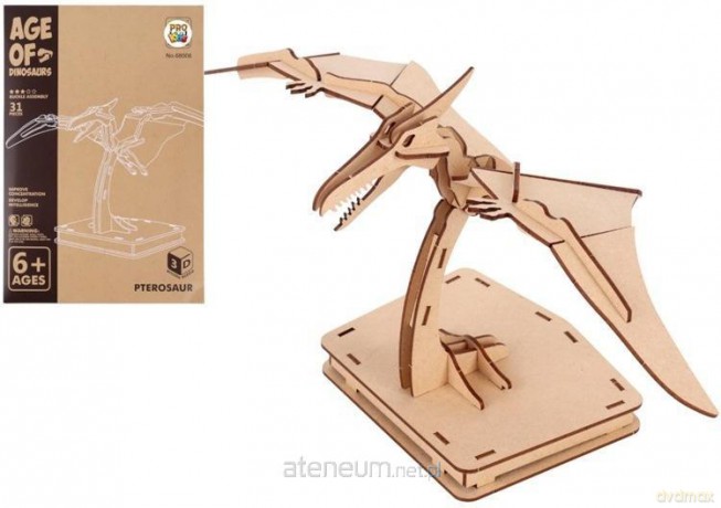 Puzzle drewniane 3D Dinozaur Pterozaur