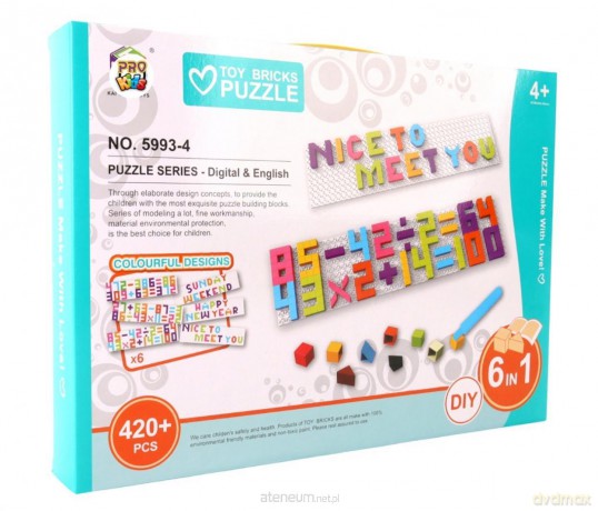 Puzzle klocki edukacyjne układanka [KLOCKI]