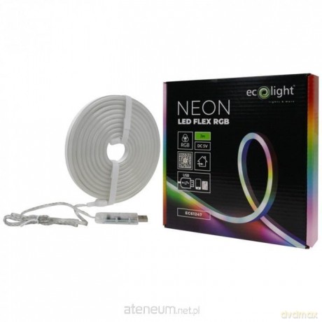 Taśma LED Neon RGB DC5V USB 3m