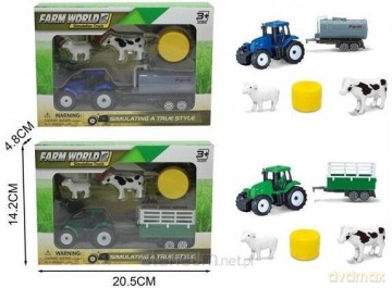 Zestaw farma traktor z akcesoriami MIX