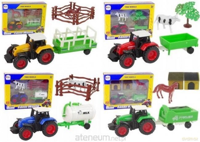 Zestaw farma traktor z akcesoriami MIX