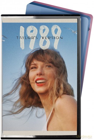 Taylor Swift: 1989 (Taylors Version) (Double-Sided Shell-Crystal Skies Blue/Ro [KASETA]