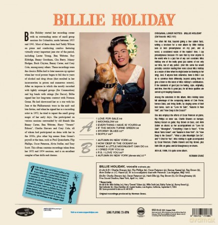 Billie Holiday: Billie Holiday (+4 Bonus Tracks) (Limited) [Winyl]