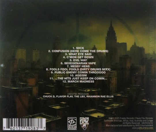 Public Enemy: Black Sky Over The Projects: Apartment 2025 [CD]