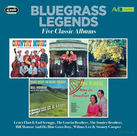 Lester Flatt & Earl Scruggs & The Louvin Brothers & The Stanley Brothers & Bill Monroe And His Blue Grass Boys & Wilma Lee & Stoney Cooper: Bluegrass Legends - Five Classic Albums [CD]